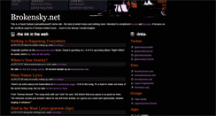 Desktop Screenshot of brokensky.net