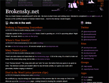Tablet Screenshot of brokensky.net